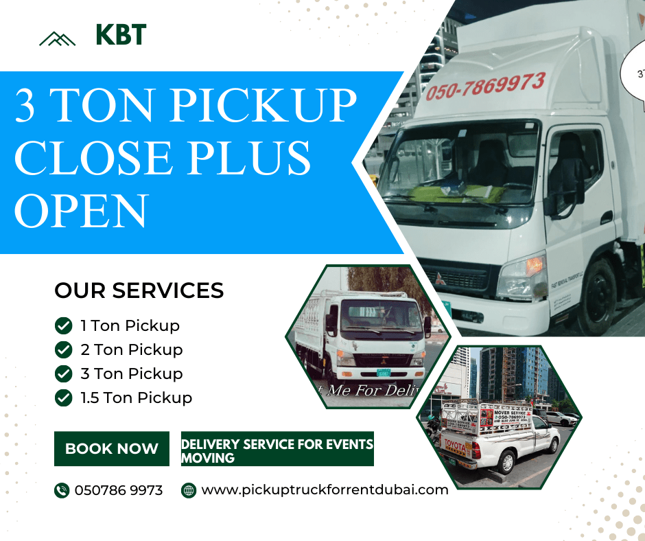 Pickup Truck Service Dubai 1 Ton Pickup Truck in Dubai 